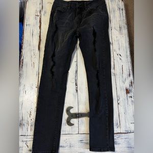 Rue 21 black ripped jeans